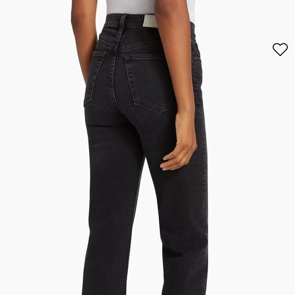 RE/DONE 70s Stove Pipe Jeans in Washed Noir, 27 - Picture 4 of 9